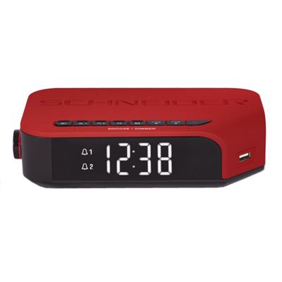 Schneider Radio Reloj Despertador Viva Red